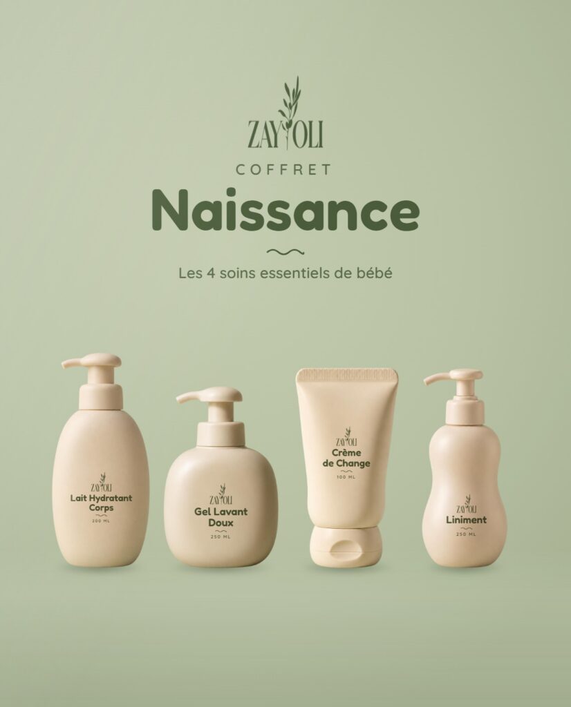 Coffret Naissance Zayoli : les 4 soins essentiels de bébé